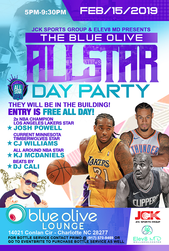 All Star Blue Olive Lounge Day Party Tourneyparties Com