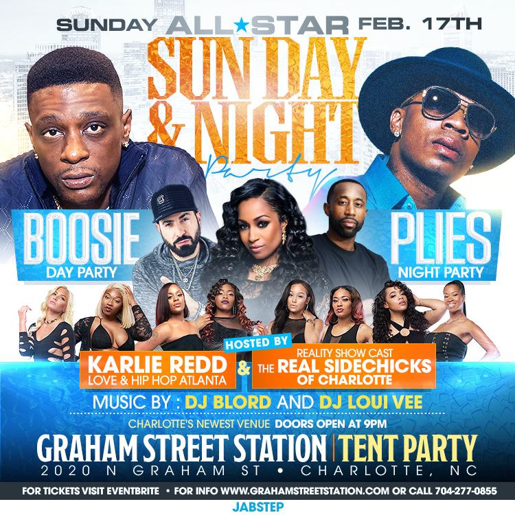 Plies, Boosie And Celebrity Friends - Sunday All Star Party Graham 